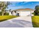 Single-story home with attached garage and landscaped lawn at 1309 Nackman Rd, North Port, FL 34288