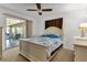 Guest bedroom with a queen bed and ceiling fan at 745 Columbia St, Port Charlotte, FL 33948