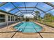 Relaxing screened-in pool, ready for summer fun at 745 Columbia St, Port Charlotte, FL 33948