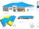 Architectural rendering showcasing modern home exterior design with covered lanai and garage at 1426 Mineo Dr, Punta Gorda, FL 33950
