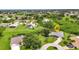 Aerial view showcasing home's location in a residential neighborhood at 269 Franca St, Punta Gorda, FL 33983