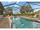 Relaxing screened pool and patio area, great for outdoor entertaining at 269 Franca St, Punta Gorda, FL 33983