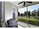 Private screened lanai overlooking a lush green space at 17258 Acapulco Rd # 122, Punta Gorda, FL 33955