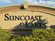 Suncoast Lakes community entrance sign at 2736 Suncoast Lakes Blvd, Punta Gorda, FL 33980