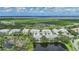 Aerial view of community near the waterfront at 3332 Grand Vista Ct # 101, Port Charlotte, FL 33953