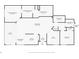 Floor plan showing spacious living areas and bedrooms at 3332 Grand Vista Ct # 101, Port Charlotte, FL 33953
