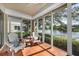Relaxing screened porch overlooking a tranquil lake at 3332 Grand Vista Ct # 101, Port Charlotte, FL 33953