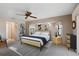 Spacious main bedroom with a large bed and en-suite bathroom at 442 Macedonia Dr, Punta Gorda, FL 33950