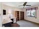 Home office with built-in shelving and window views at 442 Macedonia Dr, Punta Gorda, FL 33950