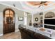 View of an arched doorway leading to another room from the living room at 24087 Santa Inez Rd, Punta Gorda, FL 33955