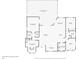 Detailed floor plan of home showcasing layout of main level including bedrooms and living spaces at 4767 Maurbach Ter, North Port, FL 34286