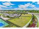 Aerial view of a community dog park at 16390 Bridle Ridge St, Port Charlotte, FL 33953