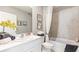 Clean bathroom with white vanity, bathtub, and shower at 107 Santarem Cir, Punta Gorda, FL 33983