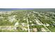 Bird's eye view of residential neighborhood near the water at 5405 Ulysses St, Port Charlotte, FL 33981