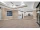 Modern kitchen with white cabinets, granite countertops, and stainless steel appliances at 13164 Amaryllis Cir, Port Charlotte, FL 33981