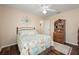Bedroom with a nautical-themed comforter and built-in shelving at 2615 Rio Plato Dr, Punta Gorda, FL 33950