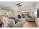 Spacious living room with comfortable seating and access to the pool at 2615 Rio Plato Dr, Punta Gorda, FL 33950
