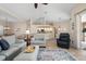 Open floor plan connecting living room to kitchen at 2615 Rio Plato Dr, Punta Gorda, FL 33950