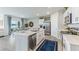 Modern kitchen with stainless steel appliances and an island at 1051 Adalia Ter, Port Charlotte, FL 33953