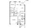 1-story floor plan featuring 3 bedrooms, 2 baths, and 2-car garage at 1425 Powell Valley Dr, Port Charlotte, FL 33953