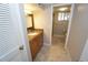 Clean bathroom with granite countertop and tiled floors at 1 Colony Point Dr # B9, Punta Gorda, FL 33950