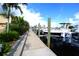 Community boardwalk and boat slips at 1 Colony Point Dr # B9, Punta Gorda, FL 33950