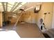 Spacious garage with overhead storage and ample floor space at 3507 Terin Ct, Punta Gorda, FL 33950