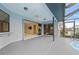 Spacious patio with pool and water views at 1457 Sea Fan Dr, Punta Gorda, FL 33950