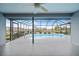 Relaxing screened-in pool and patio area at 1457 Sea Fan Dr, Punta Gorda, FL 33950