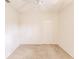 Empty bedroom featuring neutral walls, carpet flooring and ceiling fan at 2970 Royal Palm Dr, North Port, FL 34288