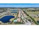 Aerial view of community showing homes and lakes at 3783 Pebble Ter, Punta Gorda, FL 33980