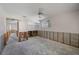 Renovation project: A large room shows the studs and flooring at 350 Gill St, Punta Gorda, FL 33950