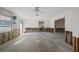 Renovation project: living room with exposed walls and flooring at 350 Gill St, Punta Gorda, FL 33950