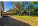 Yard with shed and mature trees at 1327 Abscott St, Port Charlotte, FL 33952