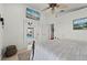 Bedroom with pool view and sliding doors at 5117 Collingswood Blvd, Port Charlotte, FL 33948