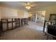 A living room under renovation, showing new flooring at 2112 Mark Ave, Punta Gorda, FL 33950