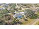 Aerial view showing home with pool and surrounding landscape at 7146 Sablon Rd, North Port, FL 34291