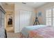 Bedroom with a double bed and built in closet at 219 White Marsh Ln, Rotonda West, FL 33947