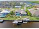 Single-story home, canal-front, with pool and dock at 138 Peckham Sw St, Port Charlotte, FL 33952