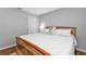 Main bedroom with a large bed and closet at 18491 Hottelet Cir, Port Charlotte, FL 33948
