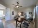 Spacious home office with built-in shelving and comfortable seating at 283 White Marsh Ln, Rotonda West, FL 33947