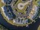 Aerial view of condo building and parking lot at 3256 White Ibis Ct # 22A, Punta Gorda, FL 33950