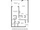 Two bedroom condo floor plan with screened porch at 3256 White Ibis Ct # 22A, Punta Gorda, FL 33950
