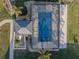 Heated community pool with screened enclosure at 3256 White Ibis Ct # 22A, Punta Gorda, FL 33950