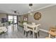 Bright dining area with a view of the living room at 25225 Rampart Blvd # 1901, Punta Gorda, FL 33983
