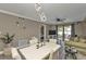 Bright dining area with view of living room and patio at 25225 Rampart Blvd # 1901, Punta Gorda, FL 33983
