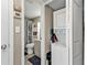 Convenient laundry closet with stackable washer/dryer at 25225 Rampart Blvd # 1901, Punta Gorda, FL 33983