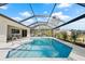 Inviting screened pool area with ample space for relaxation at 210 Divinci Dr, Punta Gorda, FL 33950