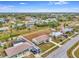 Aerial view of homes and landscape at 3324 Avanti Cir, North Port, FL 34287