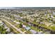 Aerial view showing home's location near the water at 3999 Conway Blvd, Port Charlotte, FL 33952